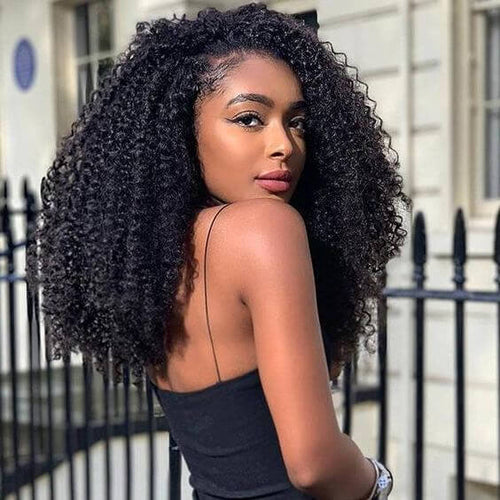 Perruque Lace Front HD 13x6 à boucles crépues (Kinky Curly) | Cheveux humains de qualité supérieure.