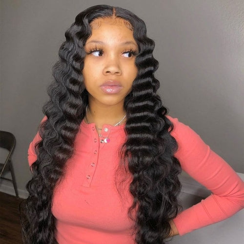 Perruque Lace Front HD 13x4 à ondulations profondes (Deep Wave) | Cheveux humains de qualité supérieure