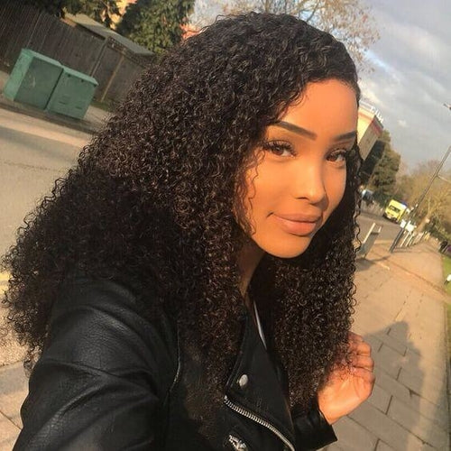 Perruque Lace Front HD 13x6 à boucles crépues (Kinky Curly) | Cheveux humains de qualité supérieure.