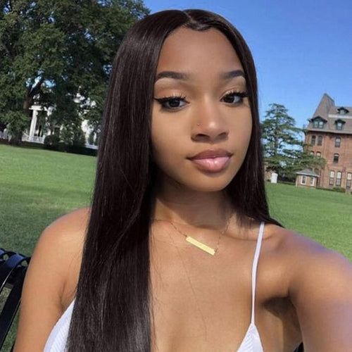 Sleek & Sophisticated Straight 13x6 Lace Front Wig | Premium Human