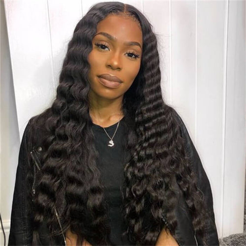 Perruque Lace Front HD 13x4 à ondulations profondes (Deep Wave) | Cheveux humains de qualité supérieure