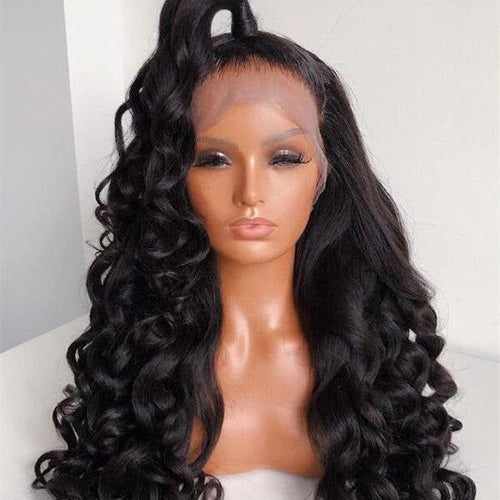 Perruque Lace Closure 4x4 à ondulations souples et luxueuses (Loose Wave) | Cheveux humains de qualité supérieure.