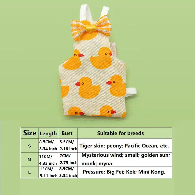 Pigeon Diaper Diapers for Birds Cloth Parrot Clothes NXLYP02