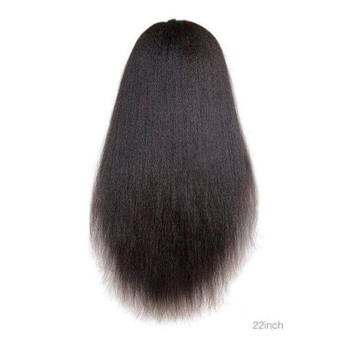 Perruque Lace Front 13x6 Kinky Straight, lisse et texturée | Cheveux humains de qualité supérieure.