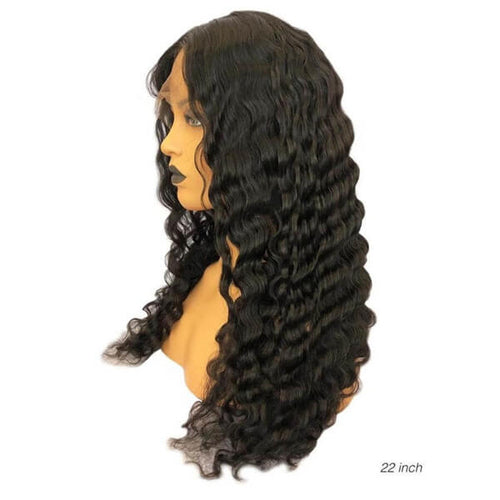 Perruque Lace Front HD 13x4 à ondulations profondes (Deep Wave) | Cheveux humains de qualité supérieure