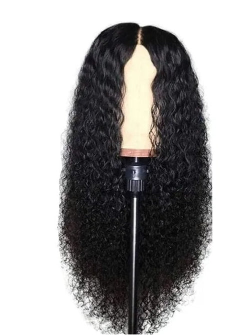 AA Hair Front Wig Womens Brazilian Human Long Curly Lace Wavy Hair