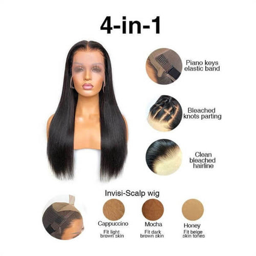 Sleek & Sophisticated Straight 13x6 Lace Front Wig | Premium Human