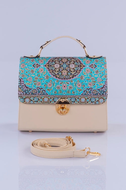 Handmade Oriental Pattern Multicolor Handbag