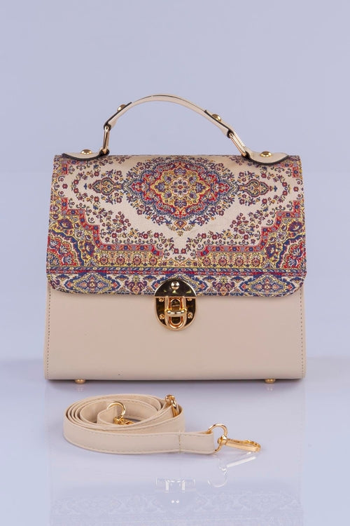 Handmade Oriental Pattern Multicolor Handbag