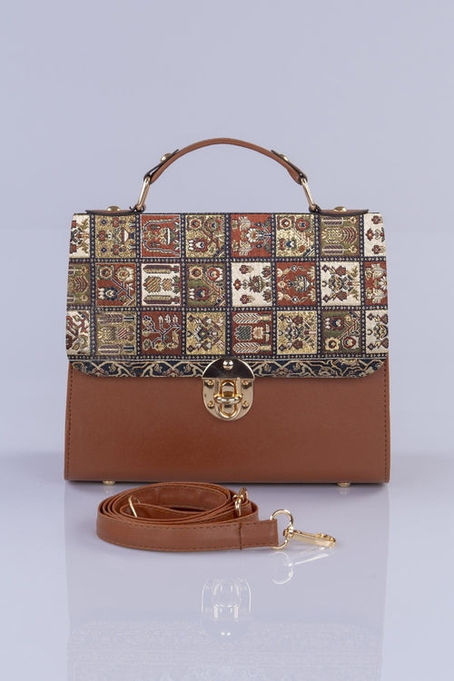 Handmade Oriental Pattern Multicolor Handbag