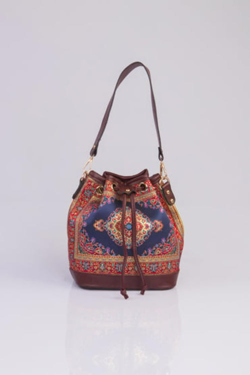 Handmade Oriental Multicolor Handbag/Backpack