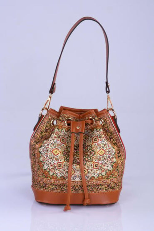 Handmade Oriental Multicolor Handbag/Backpack