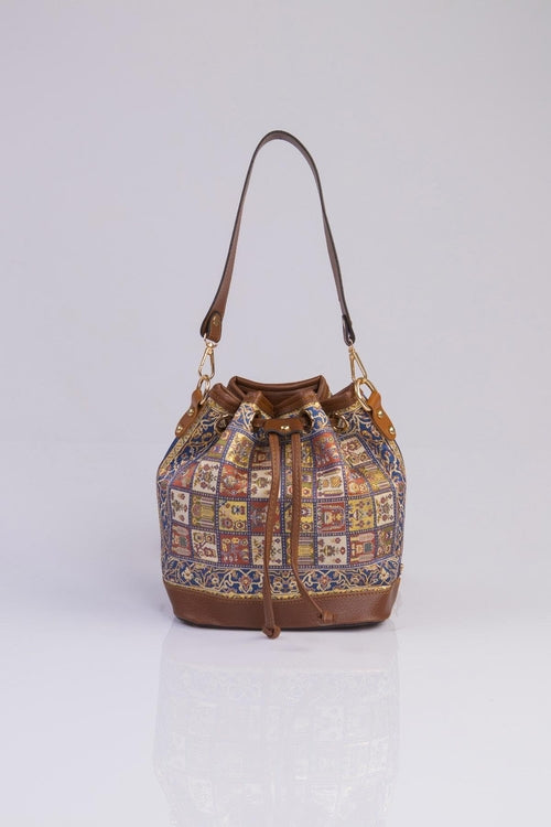 Handmade Oriental Multicolor Handbag/Backpack