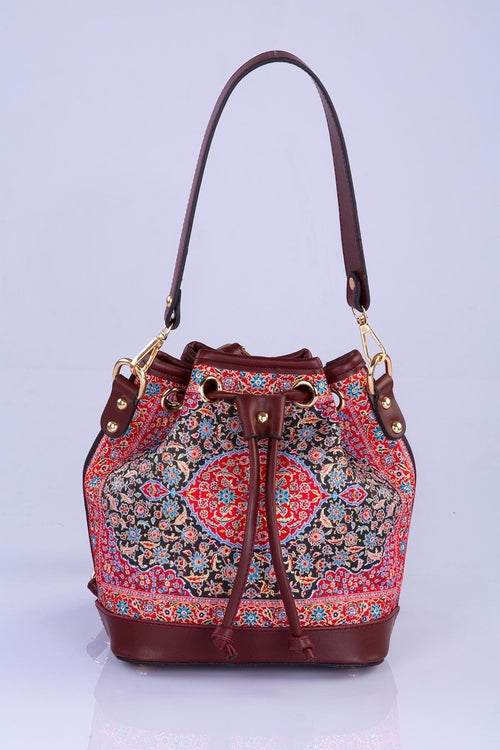 Handmade Oriental Multicolor Handbag/Backpack