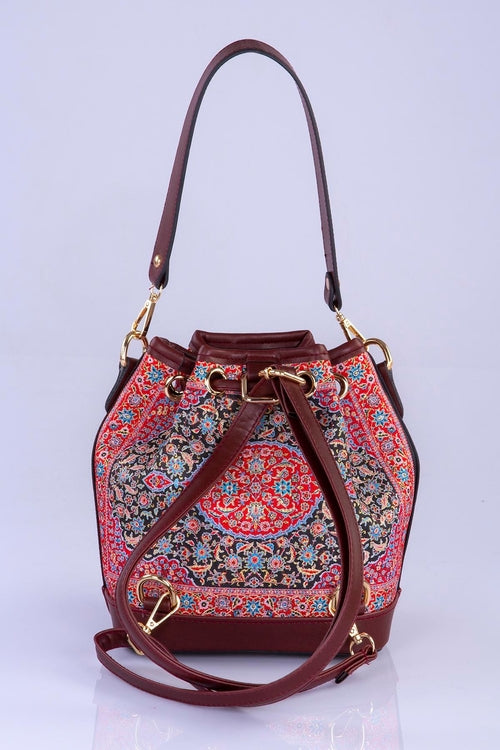 Handmade Oriental Multicolor Handbag/Backpack