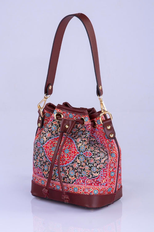 Handmade Oriental Multicolor Handbag/Backpack