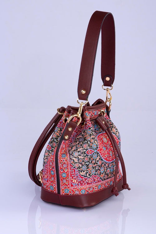 Handmade Oriental Multicolor Handbag/Backpack