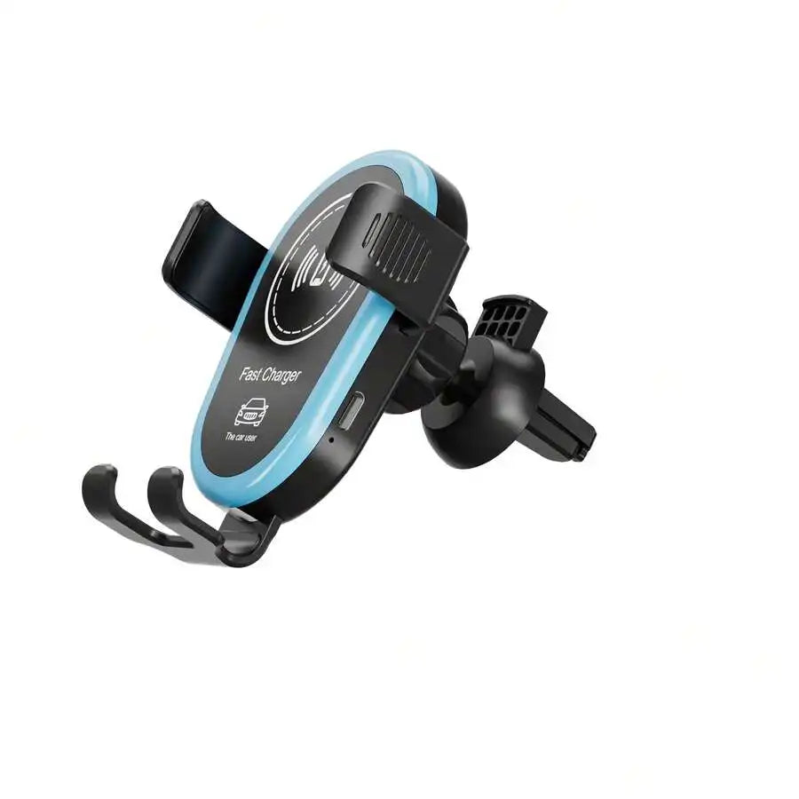 15W Wireless Car Charger With Gravity Induction Holder For iPhone Galaxy Fast Charging