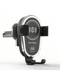 15W Wireless Car Charger With Gravity Induction Holder For iPhone Galaxy Fast Charging