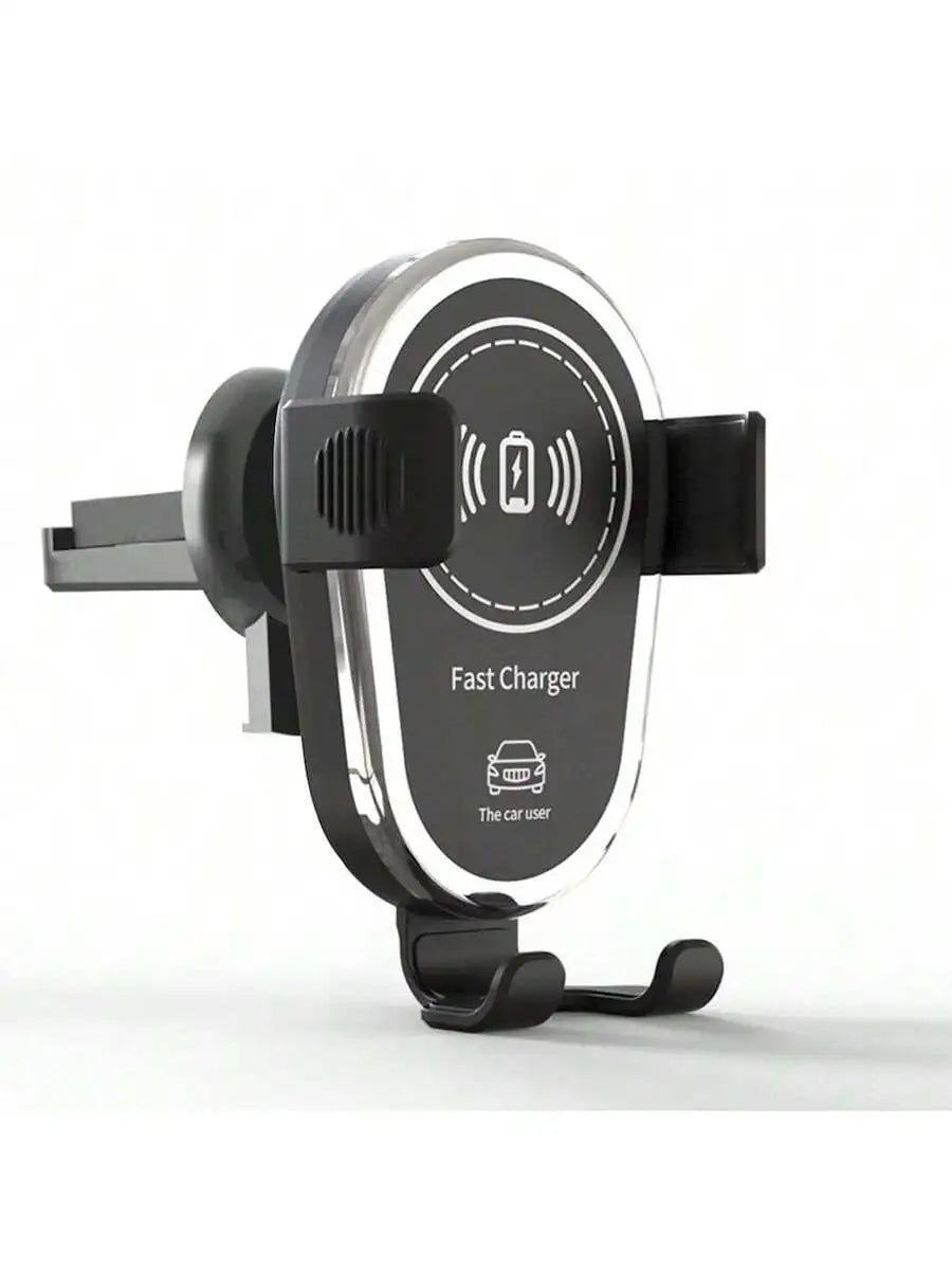 15W Wireless Car Charger With Gravity Induction Holder For iPhone Galaxy Fast Charging