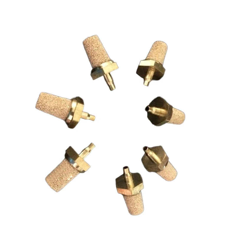 【T】5Pcs Filter Pure Copper Filter Tip Universal Copper Fog Machine Oil Filter For Stage Effects Misting Nozzle Replacement Parts