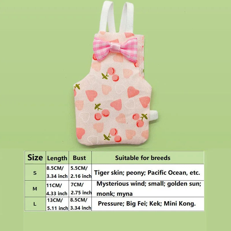 Pigeon Diaper Diapers for Birds Cloth Parrot Clothes NXLYP02