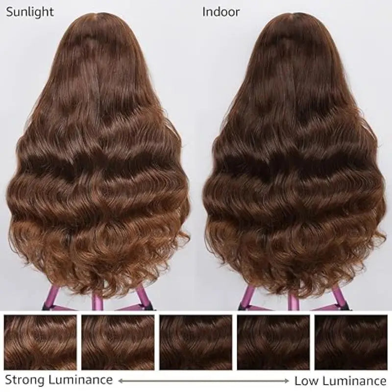 Romola Body Wave Human Hair Wigs Chocolate Brown Wig HD Lace Wig 13x6 Pre Plucked Baby Hair Brazilian Wigs Free Shipping