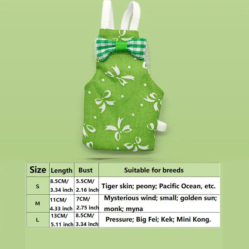 Pigeon Diaper Diapers for Birds Cloth Parrot Clothes NXLYP02