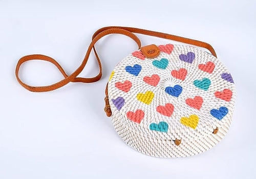 Handbags Women Handwoven Bag with Leather Strap Crossbody Bag
