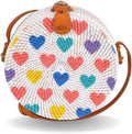 Handbags Women Handwoven Bag with Leather Strap Crossbody Bag