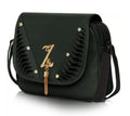 Gravon Women PU Leather Tote Bags Crossbody Handbags (Color-BLACK)